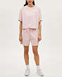 COACH®,GARMENT DYE CROPPED T-SHIRT,Other,Dusty Pink,Scale View