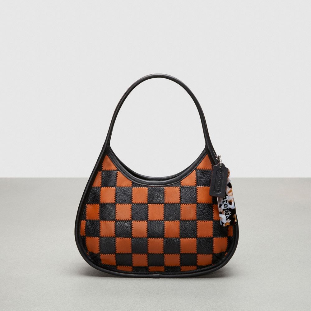 Coach best sale checkered bag