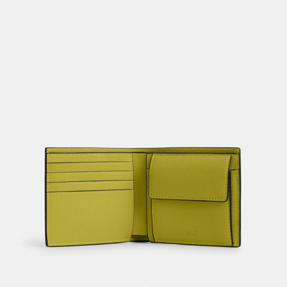 COACH®,コイン ウォレット,ミニ財布(二つ折り&三つ折り),ﾗｲﾑ ｸﾞﾘｰﾝ