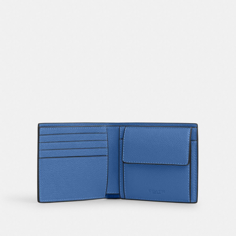 COACH®,コイン ウォレット,二つ折り&三つ折り財布,ﾊﾟｼﾌｨｯｸ ﾌﾞﾗｲﾄ ﾐﾈﾗﾙ