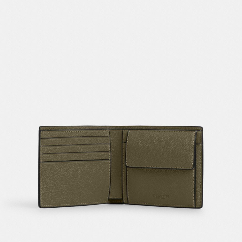 COACH®,コイン ウォレット,ミニ財布(二つ折り&三つ折り),ｵﾘｰﾌﾞ ﾄﾞﾗﾌﾞ