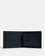 COACH®,3-IN-1 WALLET,Leather,Mini,Gunmetal/Midnight Navy,Inside View,Top View