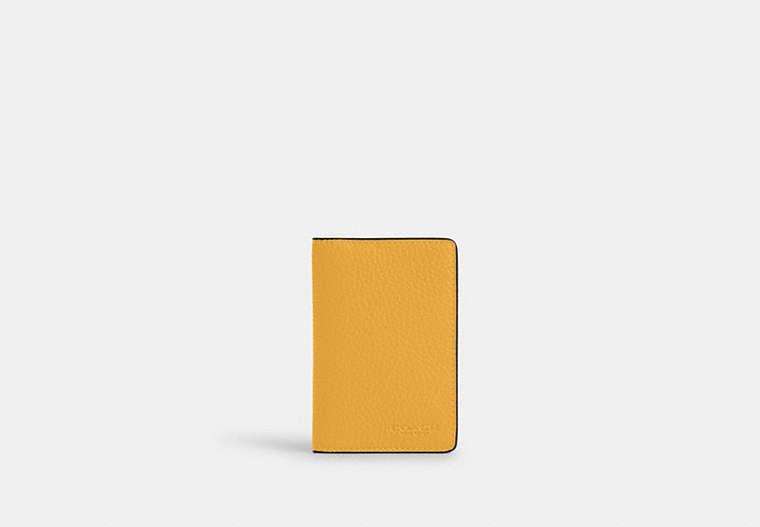 Coach Outlet Id Wallet In Colorblock In Orange