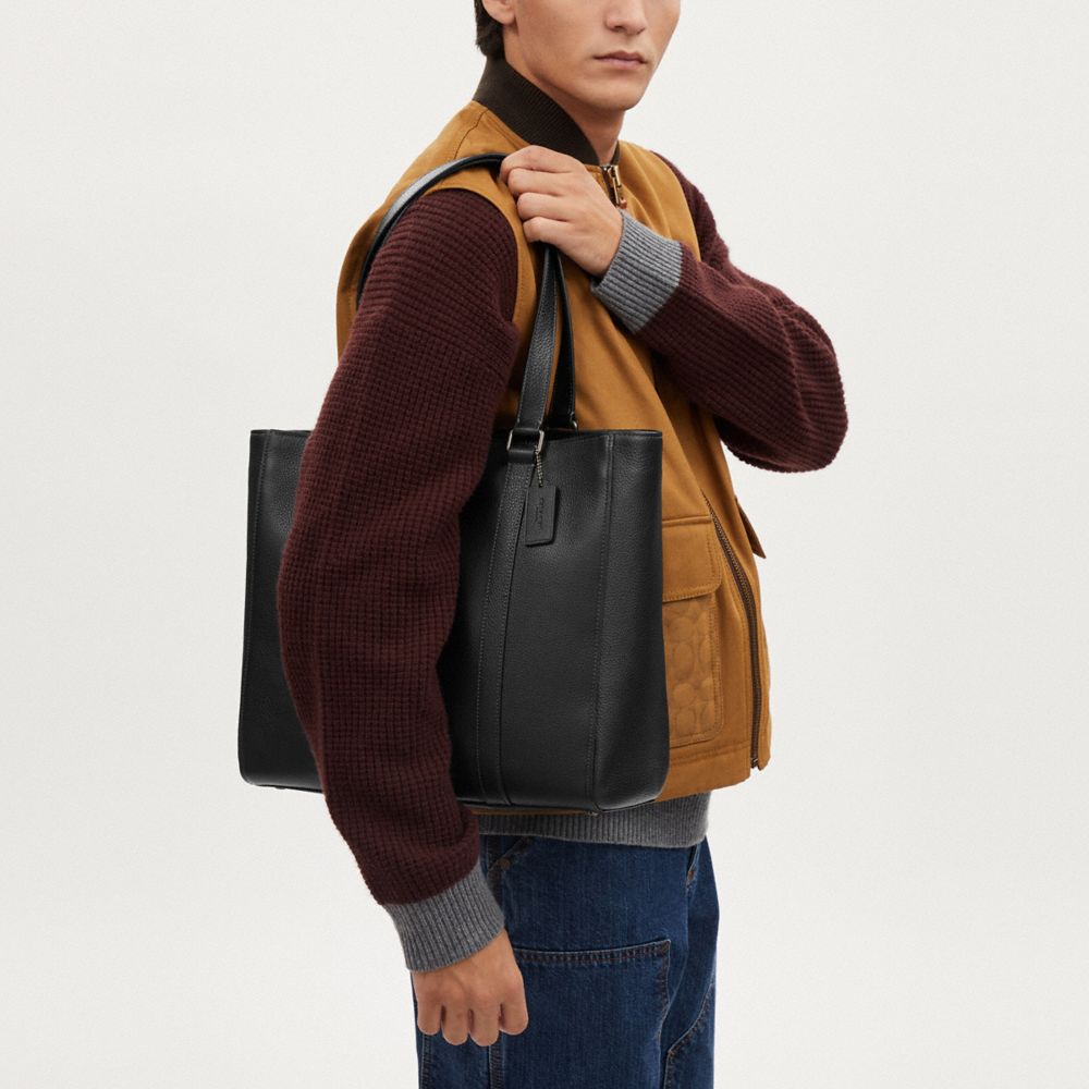 COACH®,Hudson Double Handle Tote Bag,,Detail View