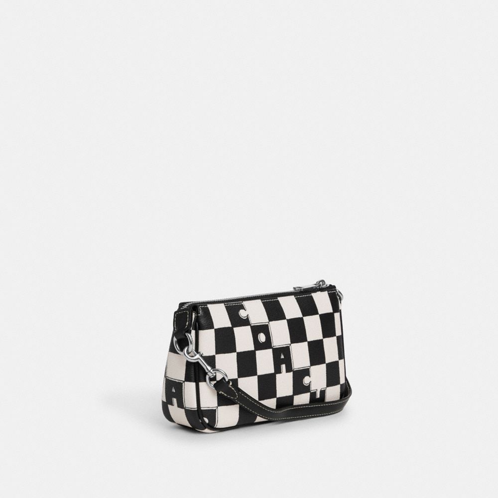 COACH®,Nolita 19 With Checkerboard Print,,Angle View