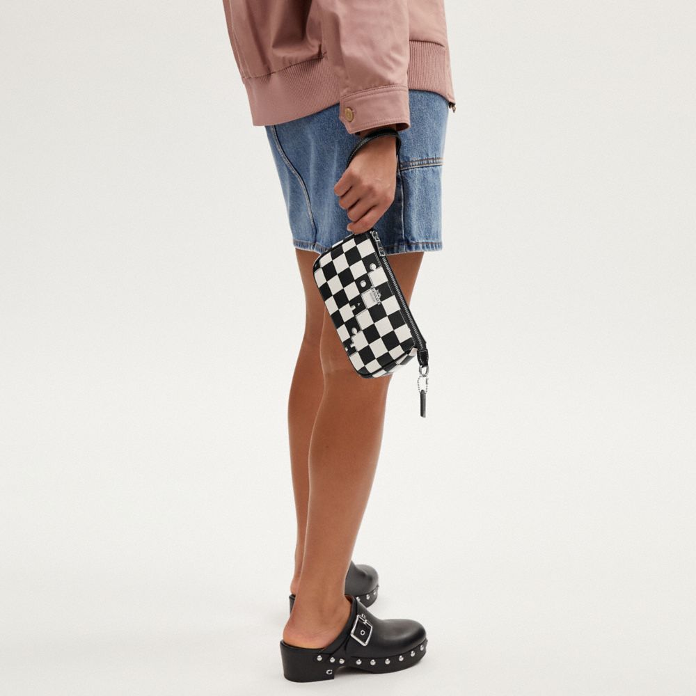 COACH®,Nolita 19 With Checkerboard Print,,Detail View
