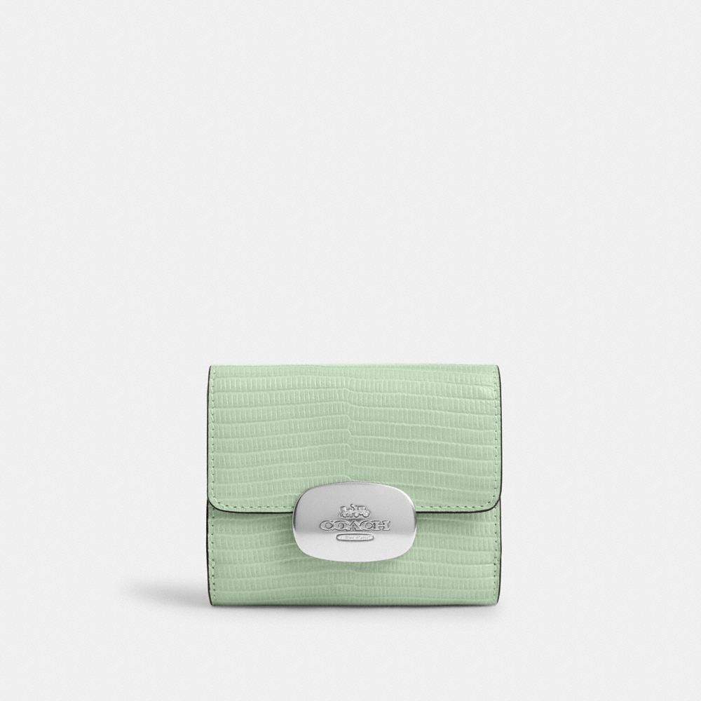 Green coach wallet women's sale