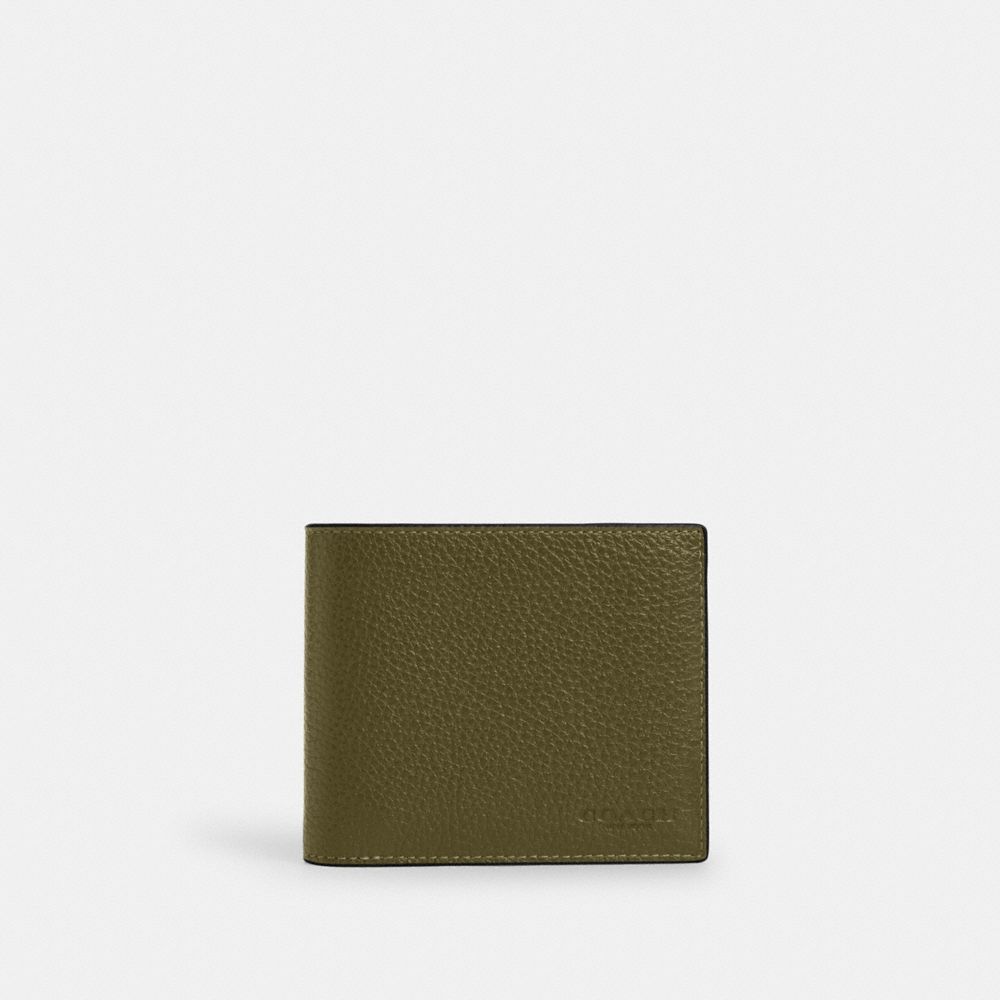 COACH®,3-In-1 Wallet,Leather,Bi Fold,Casual,,Front View