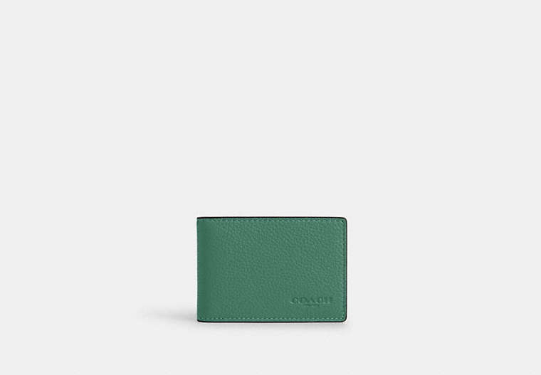 Coach Outlet Compact Billfold In Colorblock In Multi
