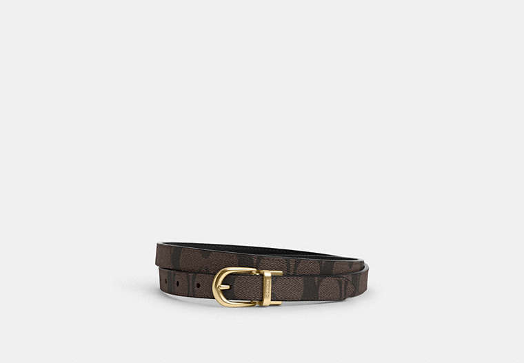 Shop Coach Outlet Classic Buckle Cut To Size Reversible Belt, 18 Mm In Brown