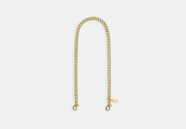 Coach Outlet Chain Shoulder Strap In Gold/gold