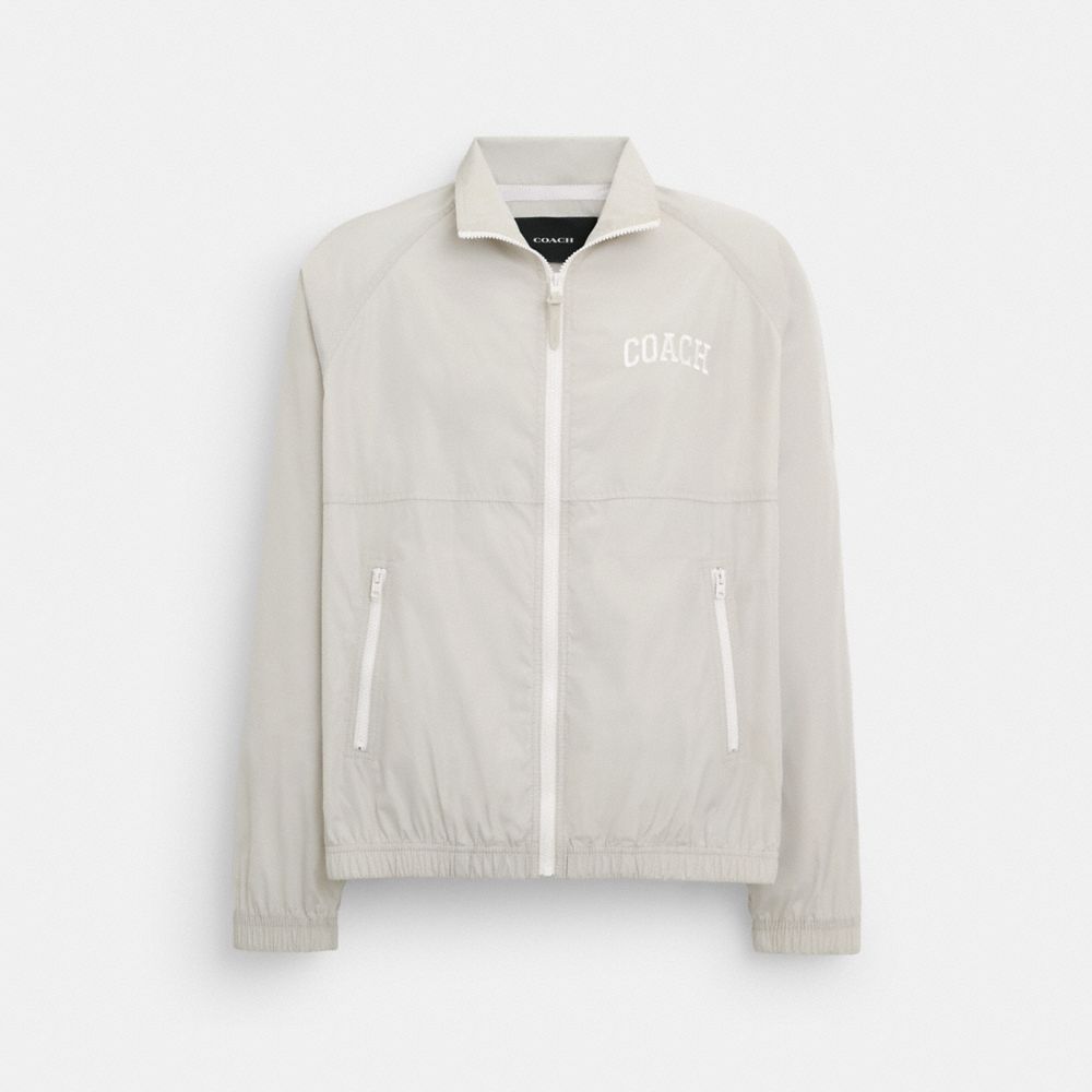 COACH®,TRACK JACKET,Steam,Front View