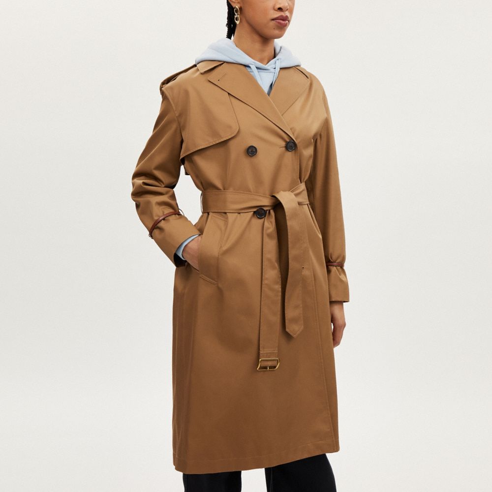 COACH® | Relaxed Double Breasted Trench