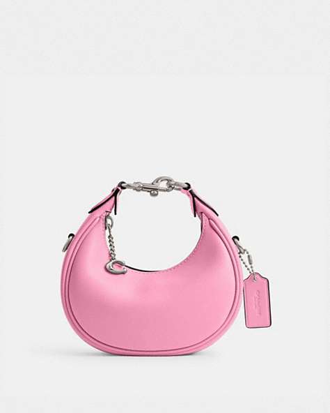 COACH®,JONIE BAG,Mini,Silver/Vivid Pink,Front View