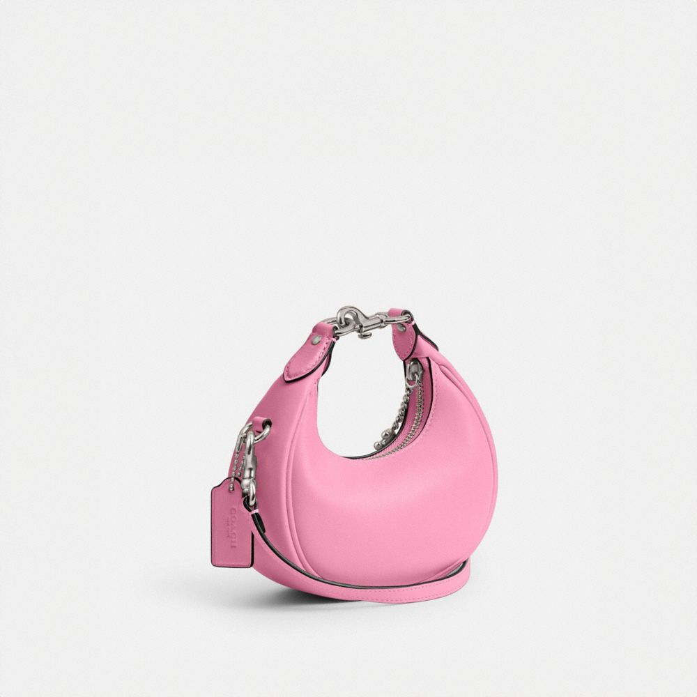 COACH®,JONIE BAG,Mini,Silver/Vivid Pink,Angle View