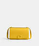 COACH®,BANDIT CROSSBODY BAG,Mini,Silver/Canary,Front View