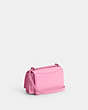 COACH®,BANDIT CROSSBODY BAG,Mini,Silver/Vivid Pink,Angle View