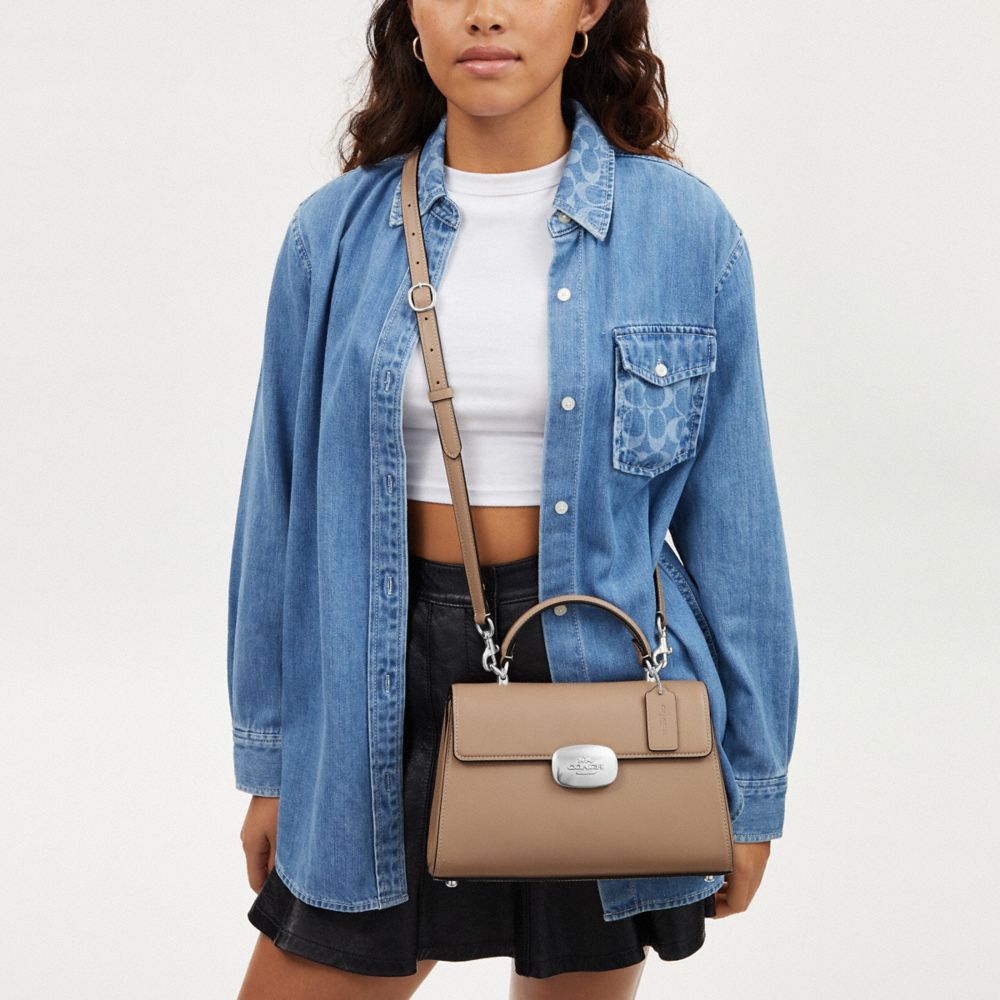 COACH®,Eliza Top Handle,,Detail View