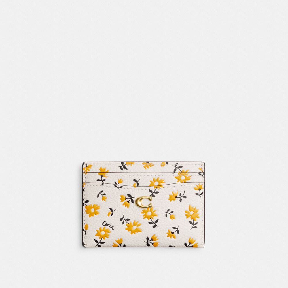 Essential Card Case With Floral Print