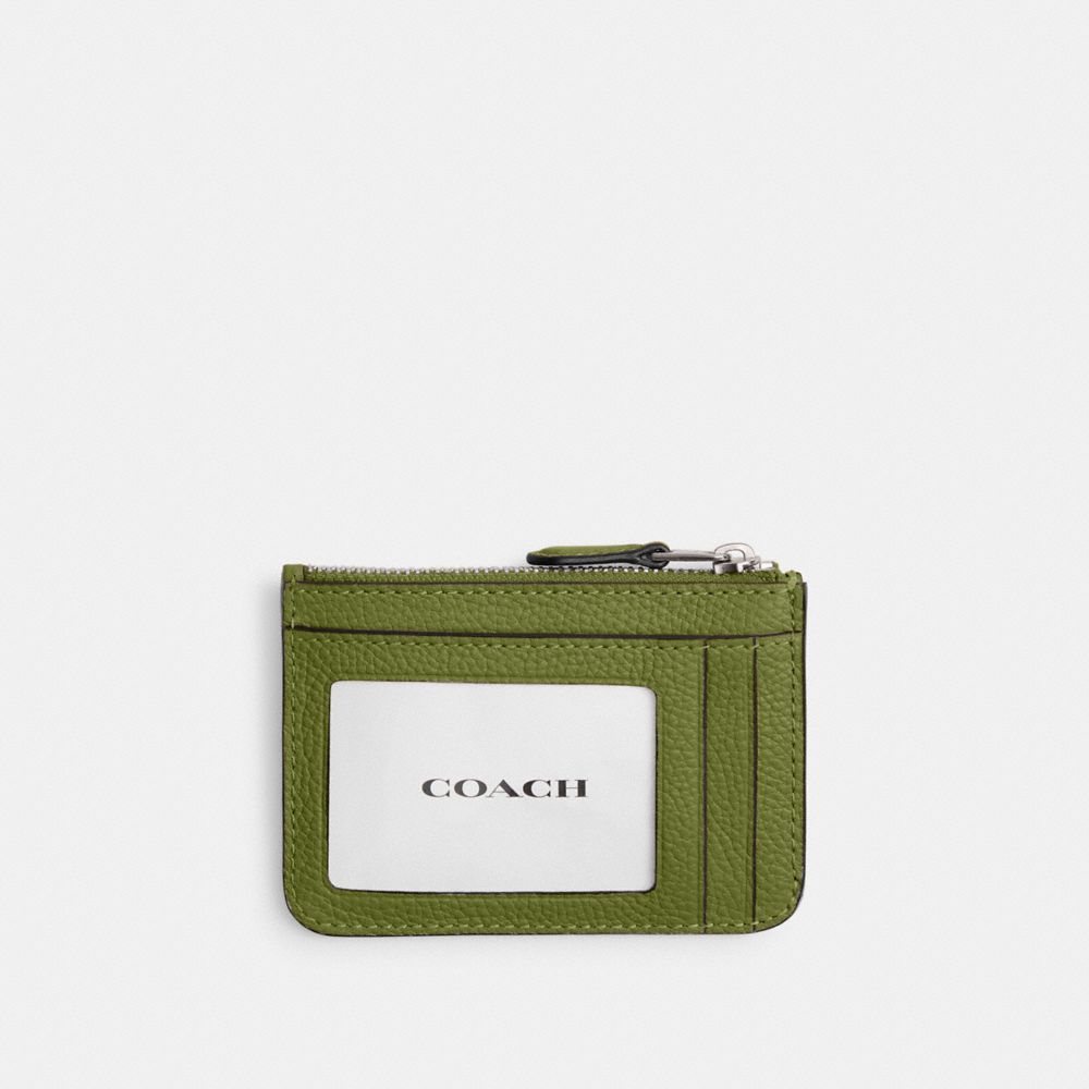 COACH®,ミニ スキニー ID ケース,カード ケース＆定期入れ＆名刺入れ,ﾀﾞｰｸ ﾗｲﾑ