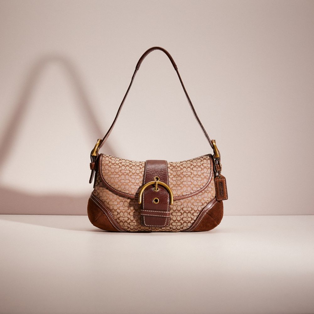 Restored Soho Flap Bag In Signature Jacquard COACH