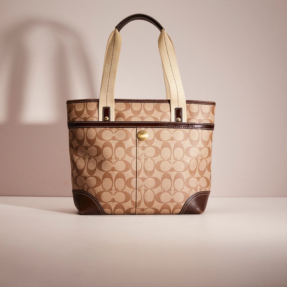 Restored Small Tote In Signature Canvas