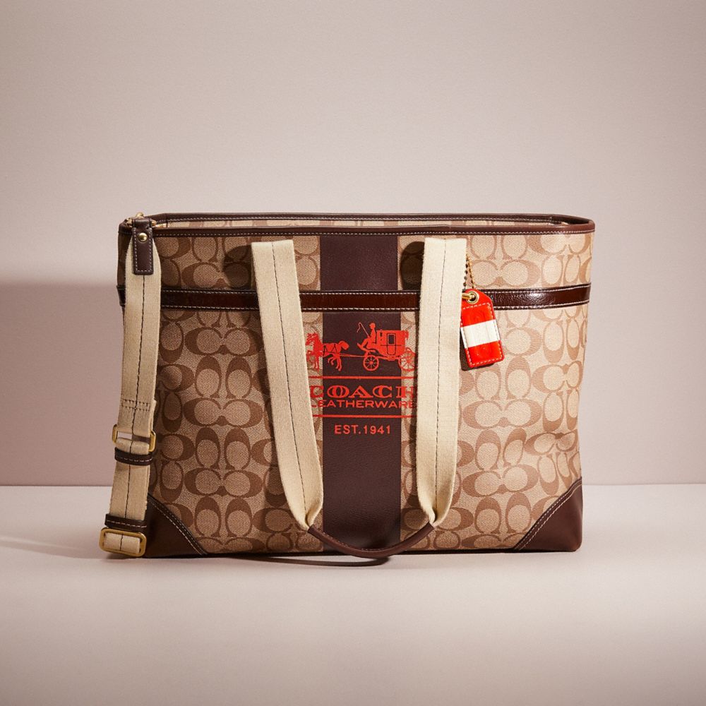 Restored Multifunction Tote In Signature Canvas