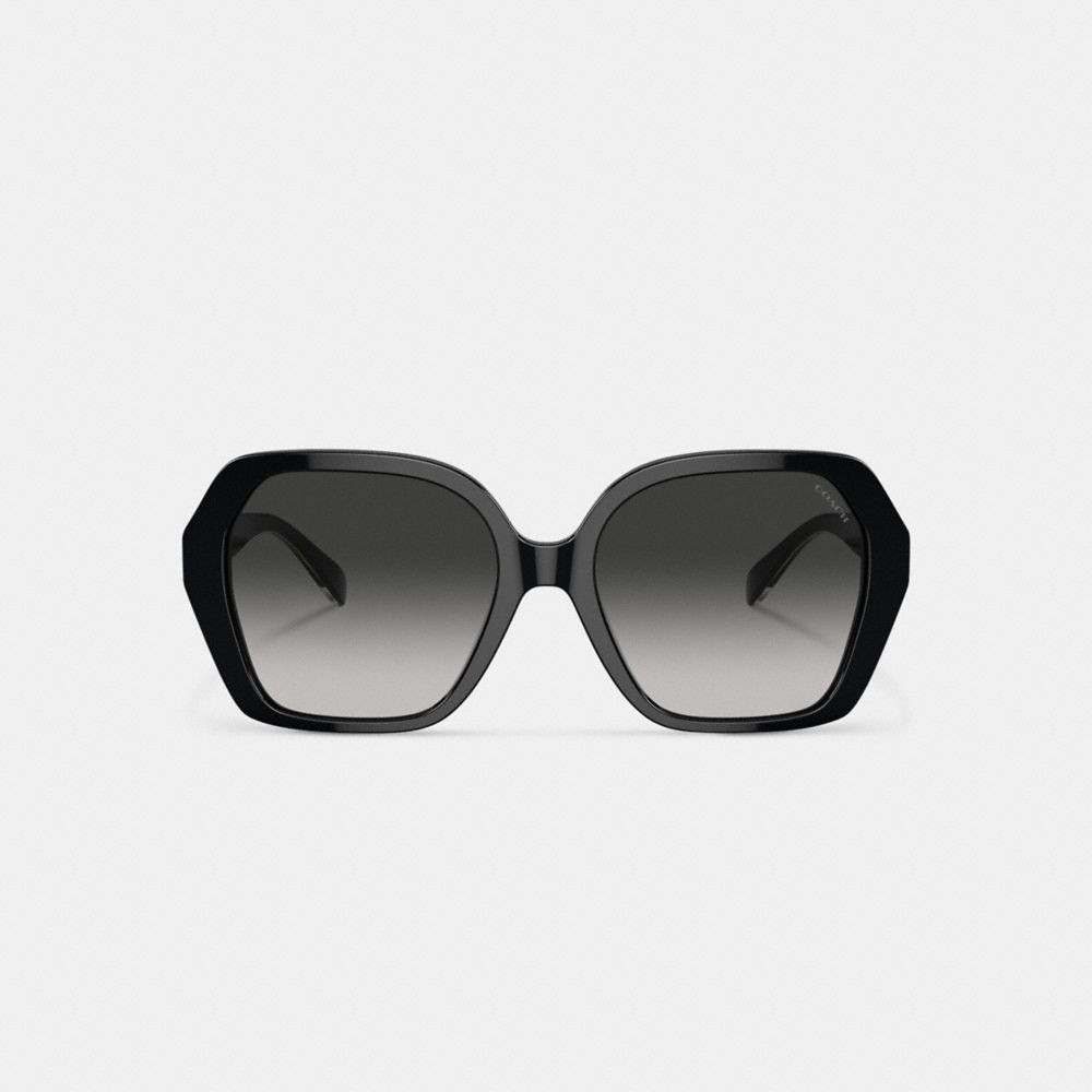 Coach Signature Ombré Geometric Square Sunglasses — фото 3