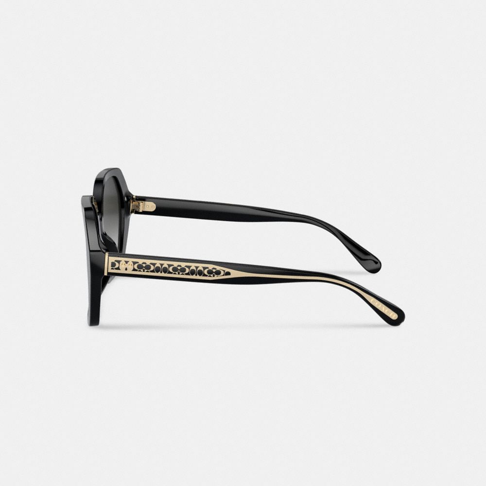 Coach Signature Ombré Geometric Square Sunglasses — фото 4