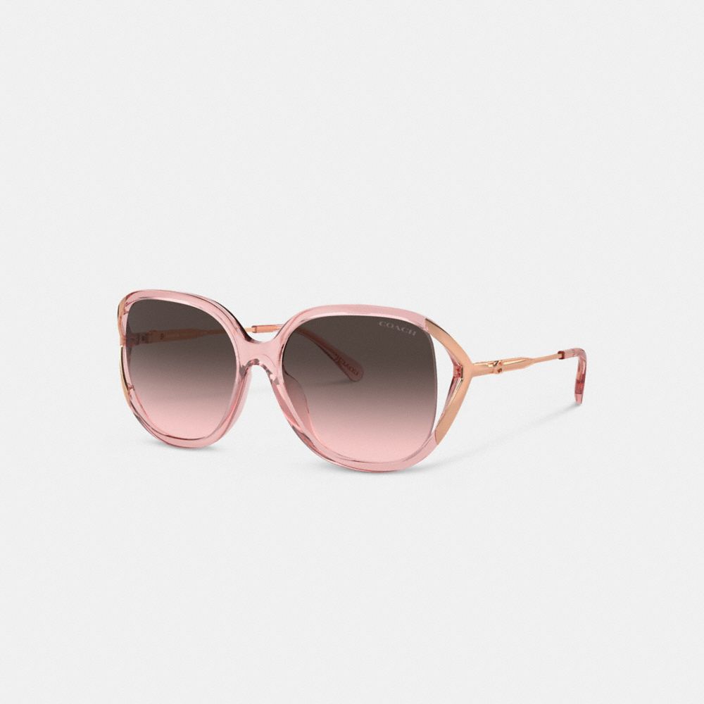 COACH Bandit Oversized Square Sunglasses