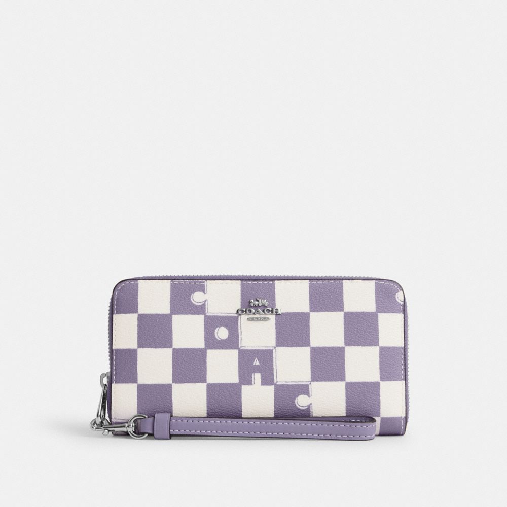 Long best sale wristlet wallet