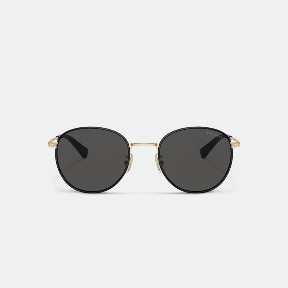 Coach Metal Windsor Round Sunglasses — фото 3