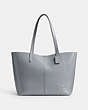 COACH®,NORTH TOTE 32,Large,Silver/Grey Blue,Front View