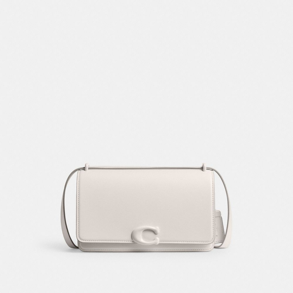 Coach Bandit Shoulder Bag Silver chalk