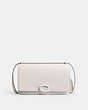 COACH®,BANDIT SHOULDER BAG,Refined Calf Leather,Mini,Silver/Chalk,Front View