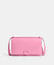 COACH®,BANDIT SHOULDER BAG,Mini,Silver/Vivid Pink,Front View