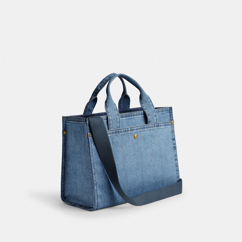 Shop Coach Cargo Tote In Blue