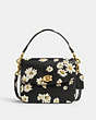 COACH®,CASSIE CROSSBODY BAG 19 WITH FLORAL PRINT,Medium,Brass/Black Multi,Front View