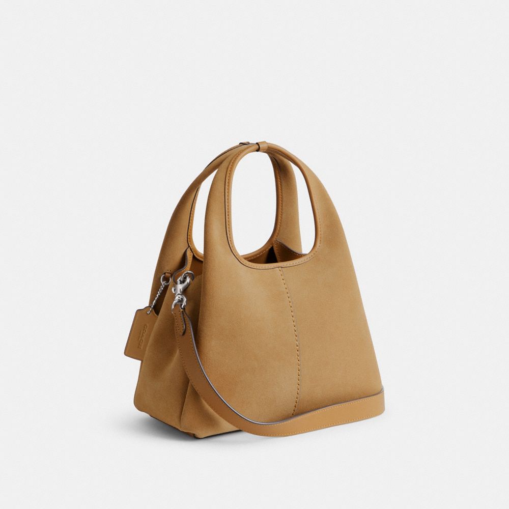 Shop Coach Lana Shoulder Bag 23 In Brown