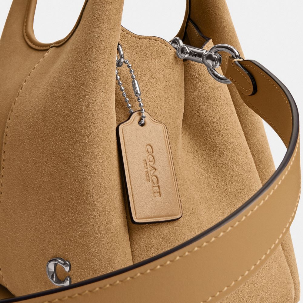 Shop Coach Lana Shoulder Bag 23 In Brown