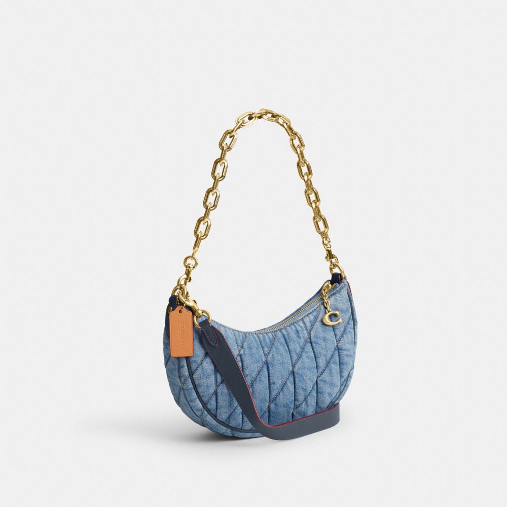 COACH®,Mira Shoulder Bag With Quilting,,Angle View