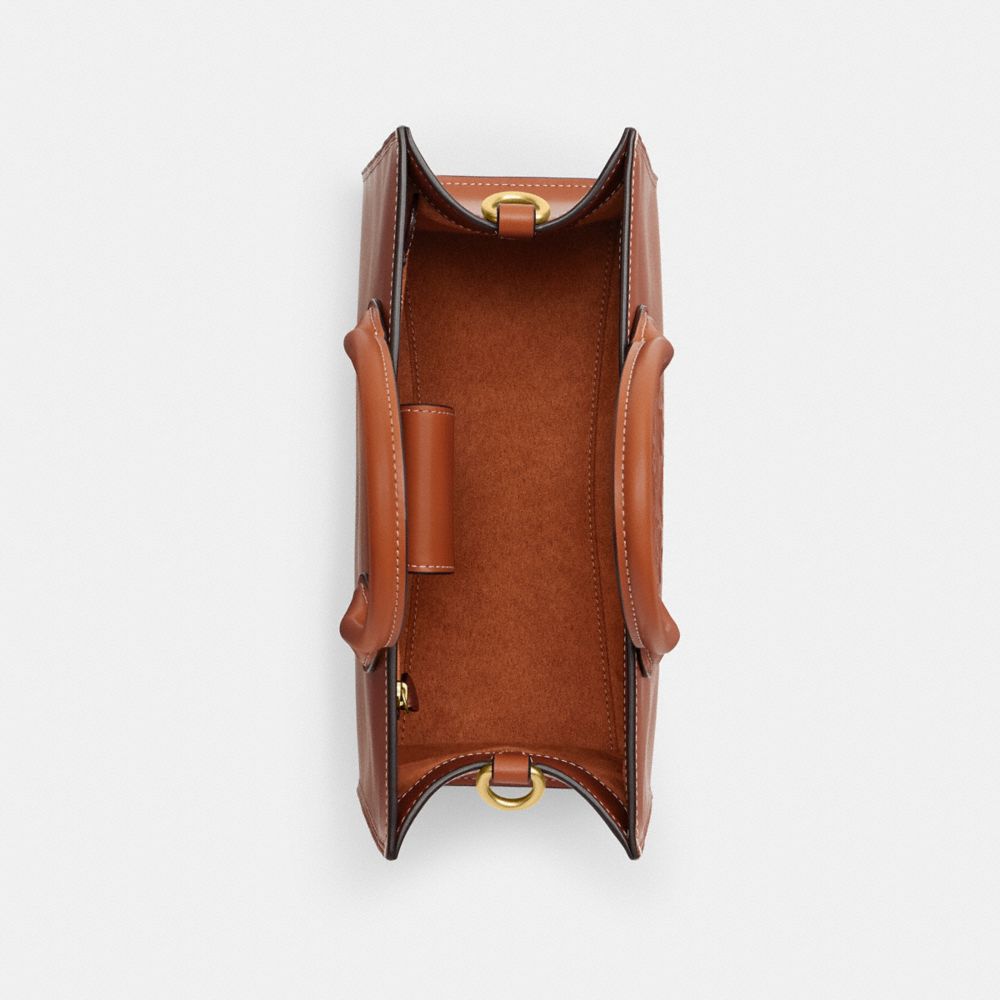 COACH®,Ace Tote Bag 26,Leather,Tote,No Embellishment,Work,,Inside View,Top View
