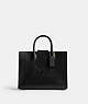COACH®,ACE TOTE BAG 26,Medium,Brass/Black,Front View