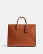 COACH®,ACE TOTE BAG 35,X-Large,Brass/Burnished Amber,Front View