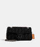 COACH®,TABBY SHOULDER BAG 26 WITH QUILTING,Nappa leather,Medium,Silver/Black,Front View