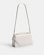 COACH®,JUNO BAG,Glovetanned Leather,Silver/Chalk,Angle View
