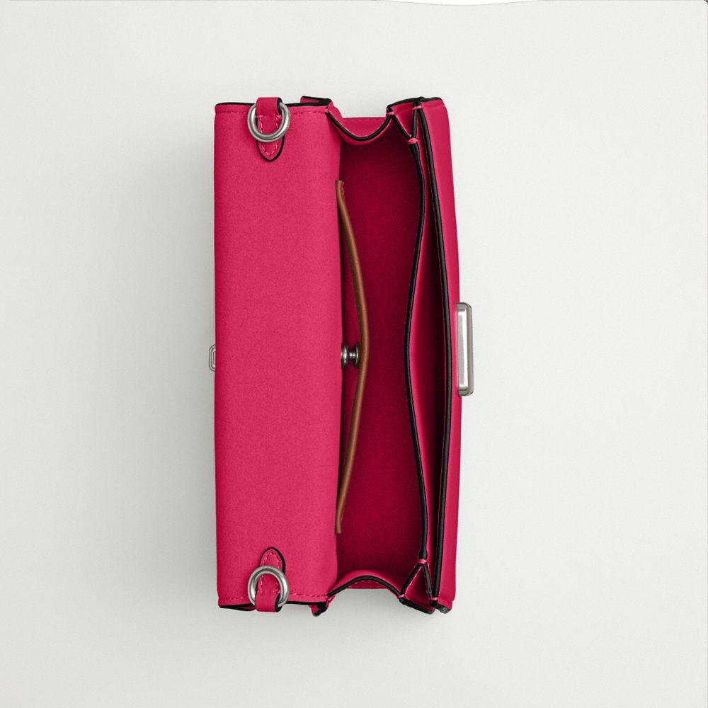COACH®,Juno Bag,Leather,Shoulder Bag,Logo,Embossed,Casual,,Inside View,Top View