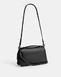 COACH®,JUNO BAG,Glovetanned Leather,Matte Black/Black,Angle View