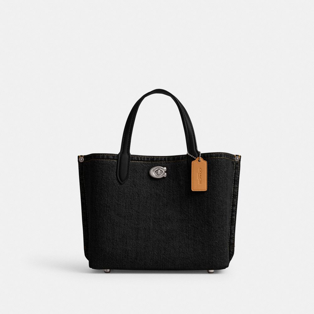 Coach Willow Tote 24 In Black