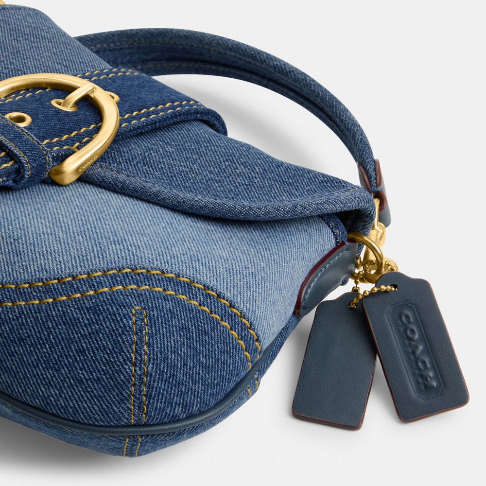 COACH Soho Flap Bag In Repurposed Denim